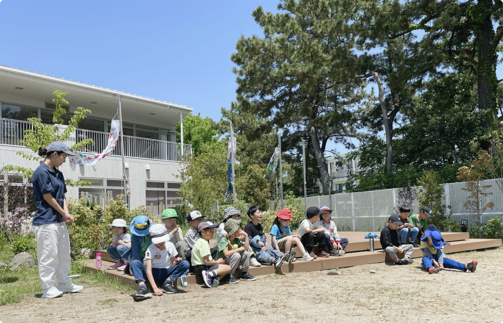 海の生き物トレジャーハントの様子